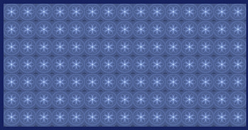 Digital Blossoms, blue, tiled, frame, border, dark, cropped, digital, point-of-light, abstract, petals, flower HD wallpaper