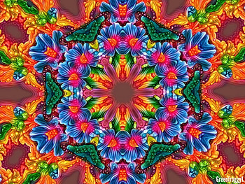 KALEIDOSCOPE, ART, PRETTY, ABSTRACT HD wallpaper