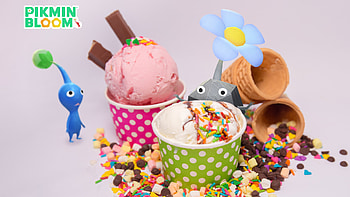 Pikmin Bloom Delight: Ice Cream Adventure, Pikmin HD wallpaper