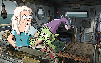 Disenchantment, princess bean, matt groening, elfo HD wallpaper