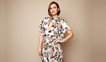 Smile, celebrity, Lauren Cohan, pretty, actress, 2019 HD wallpaper