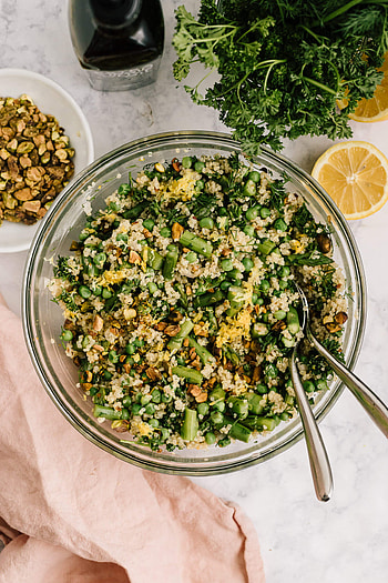 Spring salad, Quinoa HD phone wallpaper