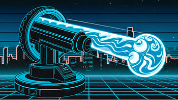 Ultimate Death Ray: Ultra, death ray, retro futurism, neon, cityscape HD wallpaper