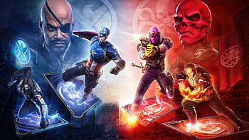 Marvel Duel Captain Vs Red Skull, marvel-duel, games, marvel, captain-america HD wallpaper