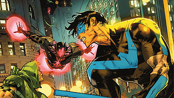 Batman Failsafe, Dick Grayson, Nightwing, Oliver Queen, Green Arrow, Failsafe (DC Comics), Comic, Batman HD wallpaper