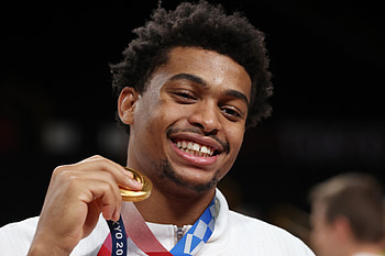 Olympic gold medal, Keldon Johnson HD wallpaper