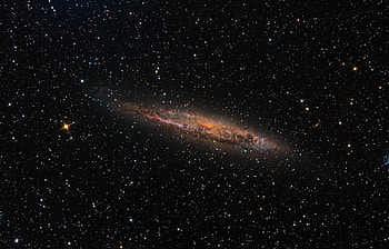 Nearby Spiral Galaxy NGC 4945, galaxies, planets, fun, cool, space, stars HD wallpaper