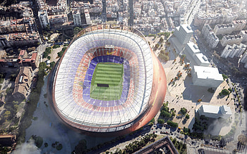 Camp Nou, FC Barcelona, Soccer stadium, Spain HD wallpaper