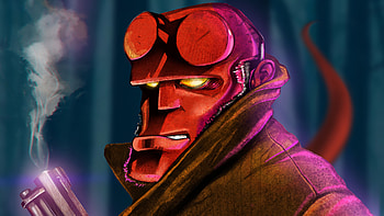 Hellboy , hellboy, superheroes, artwork HD wallpaper