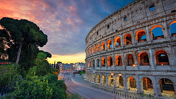 Rome, Italy, Iconic architecture, Piazza Navona, Roman Colosseum HD wallpaper