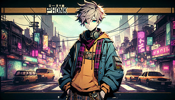 Anime Lofi Cityscape, Anime, lofi HD wallpaper