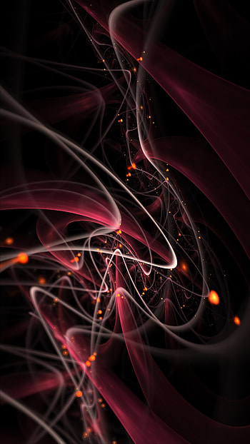 Fractal, lines, bends, curves HD phone wallpaper