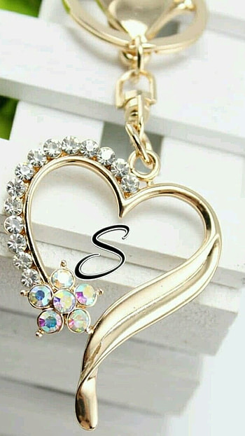 S Name Letter, Heart, Locket HD phone wallpaper