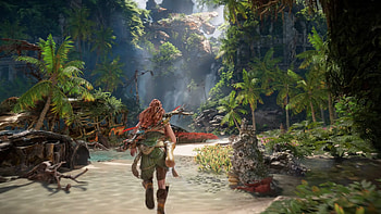 Horizon Forbidden West, Captivating screenshots, Game visuals showcase, Unforgettable moments HD wallpaper