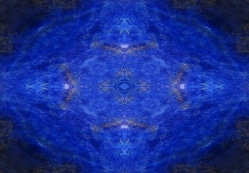 Lapis Lazuli, blue, stone, symmetry, mind HD wallpaper