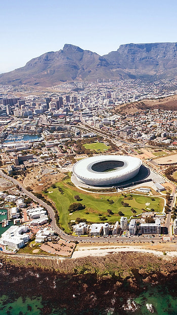Cape Town, South Africa, Travels, Aerial view HD phone wallpaper