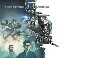 Chappie movie, Film poster, Hugh Jackman's role HD wallpaper