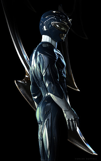 Blue Ranger, Power Rangers Redesign Artwork by Carlos Dattoli HD phone wallpaper
