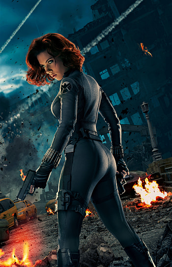 Black Widow, Scarlett Johansson, Avengers: Age of Ultron . Flare HD phone wallpaper