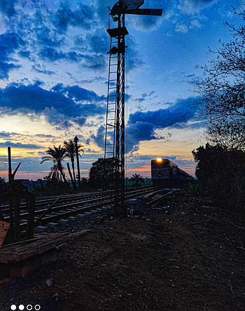 EgyptianTrain, sky, Egypt, train HD phone wallpaper