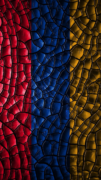 Armenia flag, armenian-flag, art, texture, pattern HD phone wallpaper