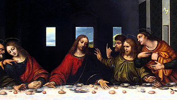 Leonardo da Vinci - The Last Supper - 3D animation HD wallpaper