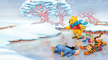 Tigger, Winter wonderland, Playful bounce, Snowy escapades HD wallpaper