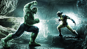 Hulk Vs Wolverine War , hulk, wolverine, superheroes, artist, artwork, digital-art, artstation HD wallpaper
