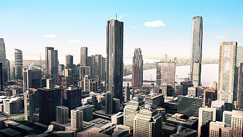 cool city buildings landscape backgrounds wide : HD wallpaper