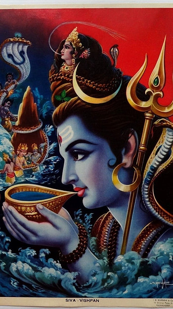 Jay Shri Mahakal, Neelkanth, poison drink HD phone wallpaper