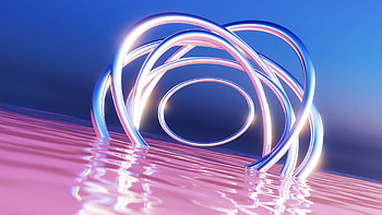 Chrome rings HD wallpaper