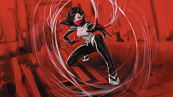 Anime Silk Heroism, silk, superheroes, artwork, digital-art HD wallpaper