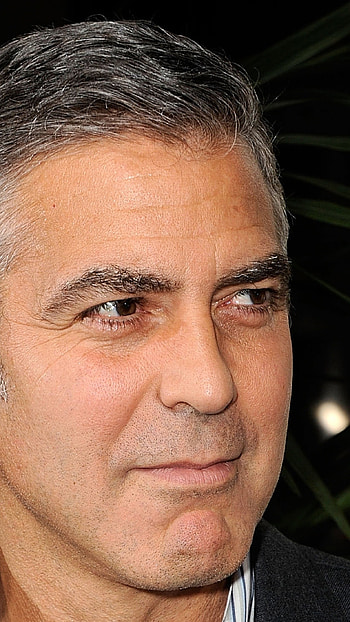 George Clooney, Screen beauty, Celebrated actor, Alluring charisma HD phone wallpaper