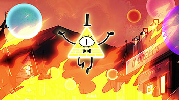 Bill Cipher Wheel HD wallpaper