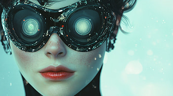 Ultra : The Cyberneticist's Vision, Sci Fi, woman, futuristic, goggles HD wallpaper