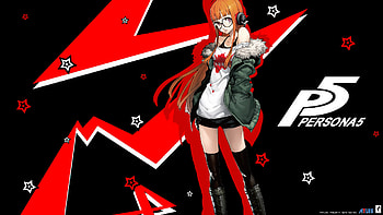 Anime Persona series Persona 5 Sakura Futaba HD wallpaper