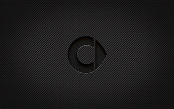 Smart carbon logo, , grunge art, carbon background, creative, Smart black logo, cars brands, Smart logo, Smart HD wallpaper