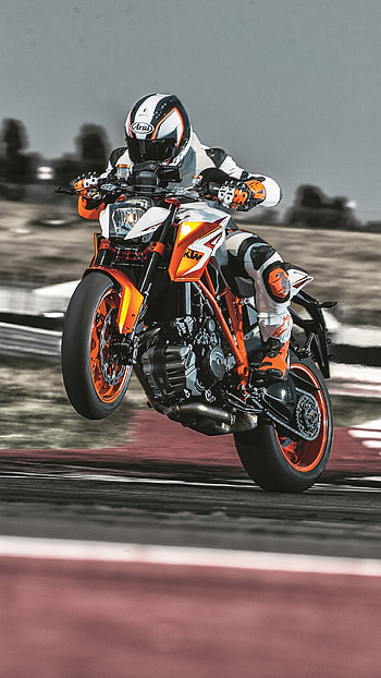 Ktm Bike , Rider, Superbike HD phone wallpaper