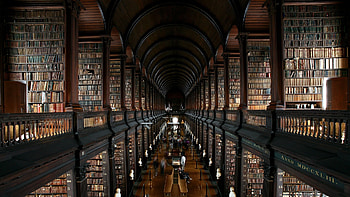 Trinity College Dublin, Libraries HD wallpaper