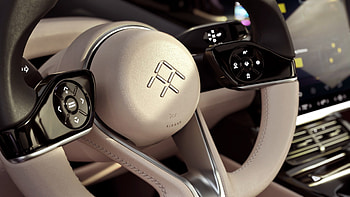 Steering Wheel, Faraday Future HD wallpaper