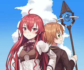 Anime, Mushoku Tensei: Jobless Reincarnation, Eris Boreas Greyrat, Rudeus Greyrat HD wallpaper