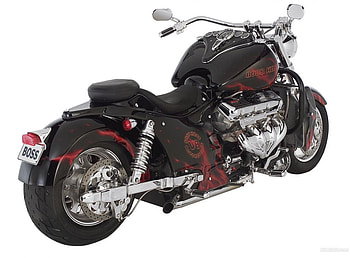 BossHoss BHC-3 502 2007, fast, bike, fire, chopper HD wallpaper
