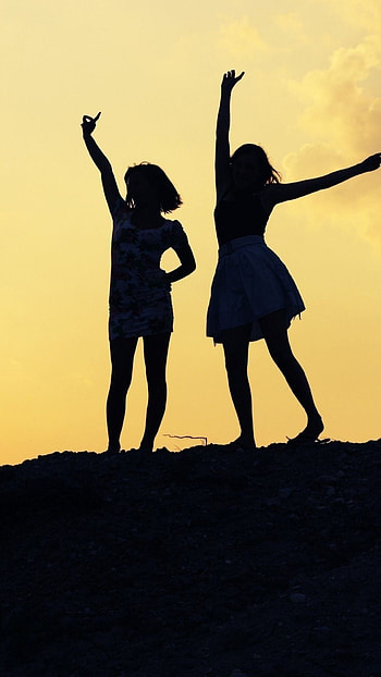 Best friends, Forever together, Unbreakable bond, Beautiful moments HD phone wallpaper