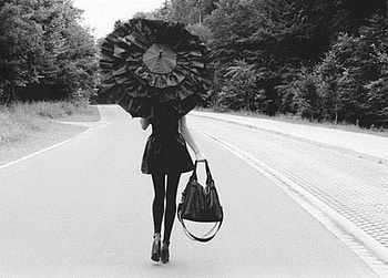 on the road..., white, beautiful, black, dress HD wallpaper