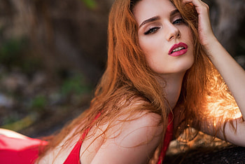 Redhead, summer, natalia muzhetskaia, face, girl, nadeza neiasova, woman, vara HD wallpaper