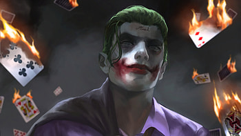 Joker Card art, joker, superheroes, dc-comics, artstation HD wallpaper