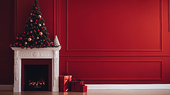 Minimalist Holiday Elegance - Ultra, minimalist holiday, Christmas, holiday decor, Festive, living room HD wallpaper