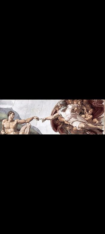 Creation of Adam, aesthetic, vibe, art HD phone wallpaper