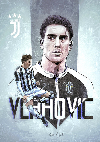 Vlahovic, Juventus, Champions, Football HD phone wallpaper