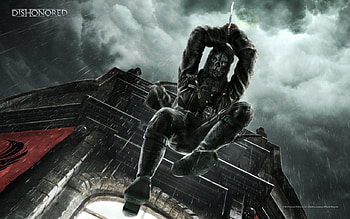Dishonored, game, video, sword HD wallpaper